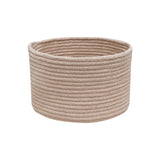 Handwoven Eco PET Cotton Round Storage Basket for Kids