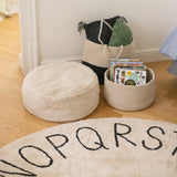 Handwoven Eco PET Cotton Round Storage Basket for Kids