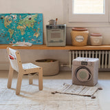 Handwoven Eco PET Cotton Round Storage Basket for Kids