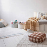 Handwoven Eco PET Cotton Round Storage Basket for Kids