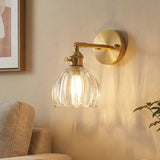 Lotus glass adjustable wall sconce further product image 4