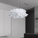Gupton Nordic Lotus Flower Pendant Light Acrylic Metal Shade