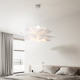 Gupton Nordic Lotus Flower Pendant Light Acrylic Metal Shade