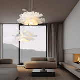 Gupton Nordic Lotus Flower Pendant Light Acrylic Metal Shade