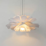 Gupton Nordic Lotus Flower Pendant Light Acrylic Metal Shade