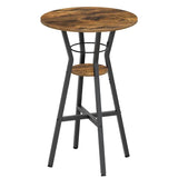 Luxury Bar Table - Elegant Round Design with Solid Wood Pub Stand for Perfect Serving - round bar table - Hurbane Home