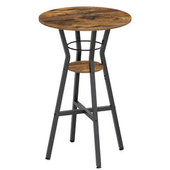 Luxury Bar Table - Elegant Round Design with Solid Wood Pub Stand for Perfect Serving - round bar table - Hurbane Home