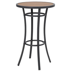 Luxury Bar Table - Solid Wood, Round Design for Elegant Home Bars - round bar table - Hurbane Home