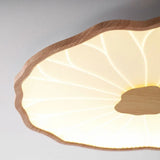Close-up of luxury ceiling lamp acrylic petals