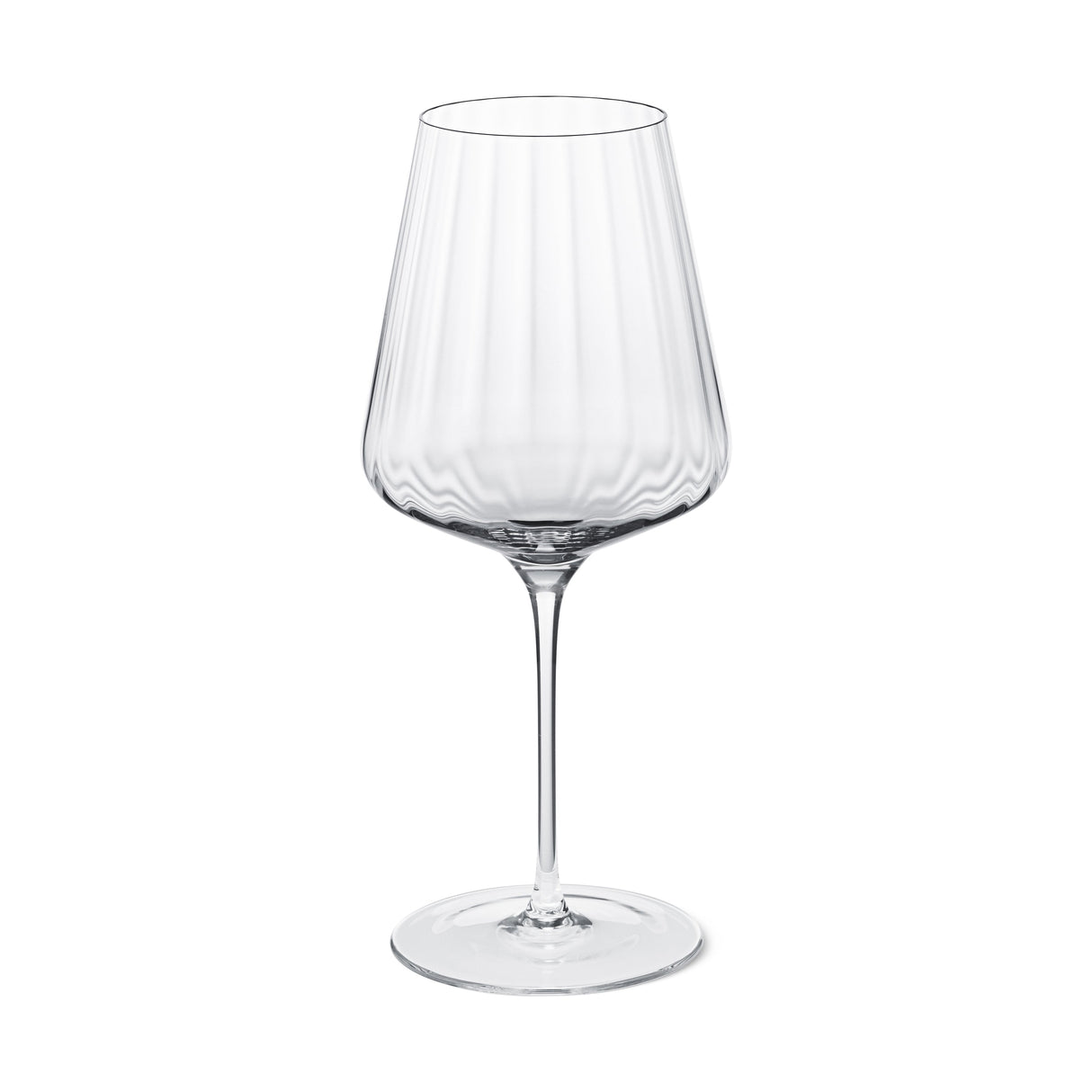 Luxury crystal glasses with Art Deco Danish detailing
