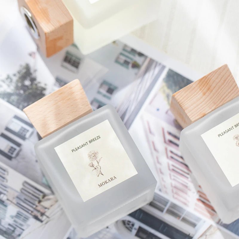 Luxury Reed Diffusers - White Frosted Bottle Oil Diffuser Gift Set - oil reed diffuser - Hurbane Home