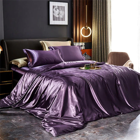 Luxury Silk Bedding Set - Soft Mulberry Silk for Ultimate Comfort and Elegance - Hurbane Home