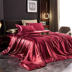 Luxury Silk Bedding Set - Soft Mulberry Silk for Ultimate Comfort and Elegance - Hurbane Home
