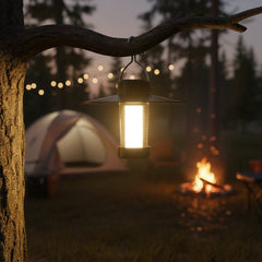Magnetic LED Camping Light - Solar Rechargeable Lantern for Outdoor Adventures - Solar Camping Lights - Hurbane Home