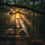 Magnetic LED Camping Light - Solar Rechargeable Lantern for Outdoor Adventures - Solar Camping Lights - Hurbane Home