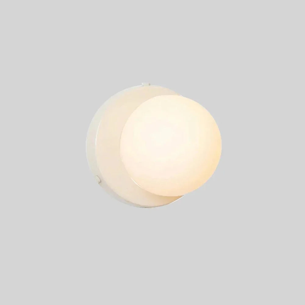 Elenorra Nalani Wall Lamp Frosted Glass 4.7in Shade