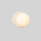 Elenorra Nalani Wall Lamp Frosted Glass 4.7in Shade