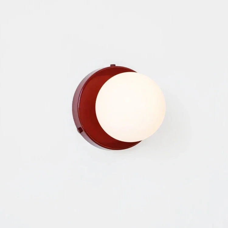 Elenorra Nalani Wall Lamp Frosted Glass 4.7in Shade
