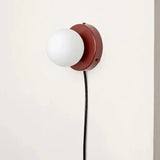 Elenorra Nalani Wall Lamp Frosted Glass 4.7in Shade