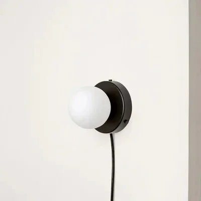 Elenorra Nalani Wall Lamp Frosted Glass 4.7in Shade