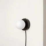 Elenorra Nalani Wall Lamp Frosted Glass 4.7in Shade