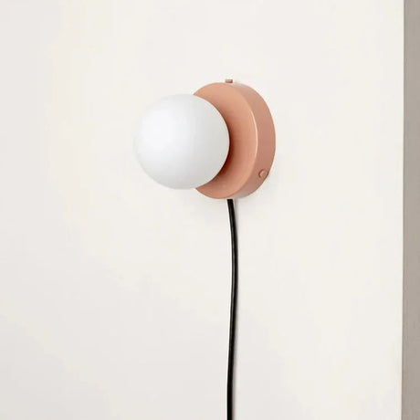 Elenorra Nalani Wall Lamp Frosted Glass 4.7in Shade