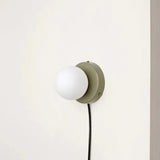 Elenorra Nalani Wall Lamp Frosted Glass 4.7in Shade