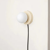 Elenorra Nalani Wall Lamp Frosted Glass 4.7in Shade