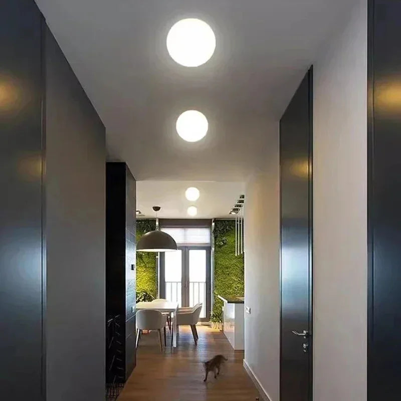 Elenorra Globa Ceiling Lamp 4.7in White Glass Gold Base
