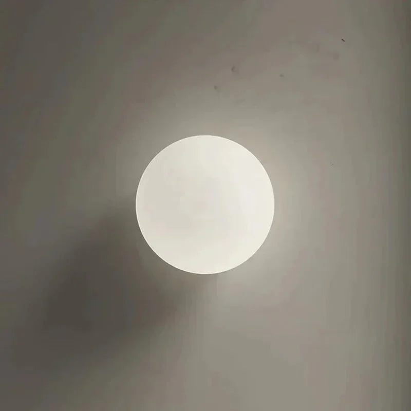 Elenorra Globa Ceiling Lamp 4.7in White Glass Gold Base