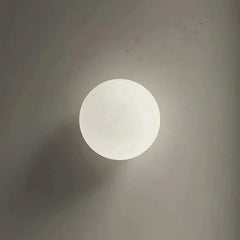 Elenorra Globa Ceiling Lamp 4.7in White Glass Gold Base