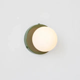 Elenorra Nalani Wall Lamp Frosted Glass 4.7in Shade