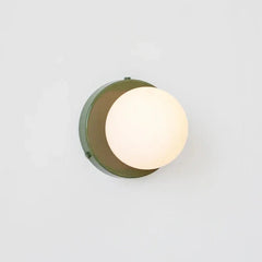 Elenorra Nalani Wall Lamp Frosted Glass 4.7in Shade