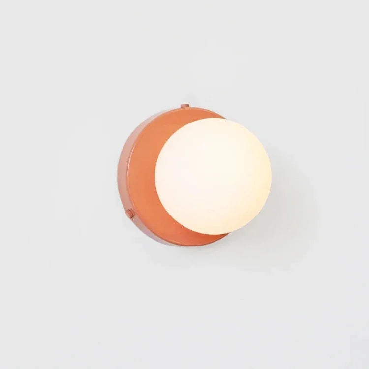 Elenorra Nalani Wall Lamp Frosted Glass 4.7in Shade