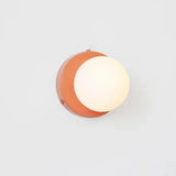 Elenorra Nalani Wall Lamp Frosted Glass 4.7in Shade