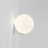 Elenorra Tiana Wall Lamp Frosted Glass Globe Gold Finish 5.9in