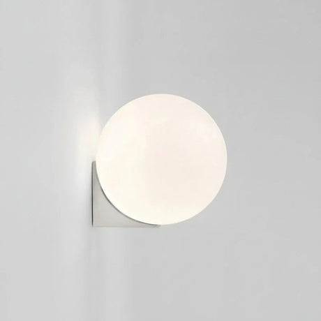 Elenorra Tiana Wall Lamp Frosted Glass Globe Gold Finish 5.9in