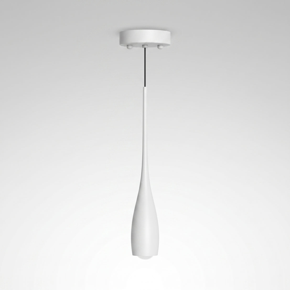 minimalist water drop pendant light