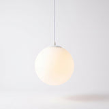 Glass Single-Head Pendant Light - lifestyle setting