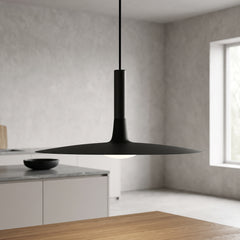 Flat Aluminium Disc Pendant Light