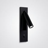 bedside reading wall sconce with rotating LED