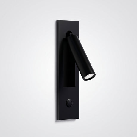 bedside reading wall sconce with rotating LED