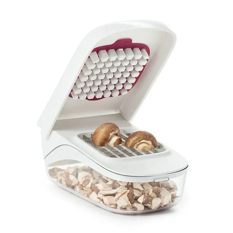Manual Vegetable Chopper – Compact Hand Press Kitchen Food Cutter Tool - Manual Vegetable Chopper - Hurbane Home