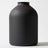 Matte Black Vase – Metal Decorative Cylinder Flower Vase for Home - Hurbane Home