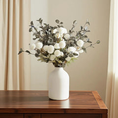Matte Black Vase – Metal Decorative Cylinder Flower Vase for Home - Hurbane Home