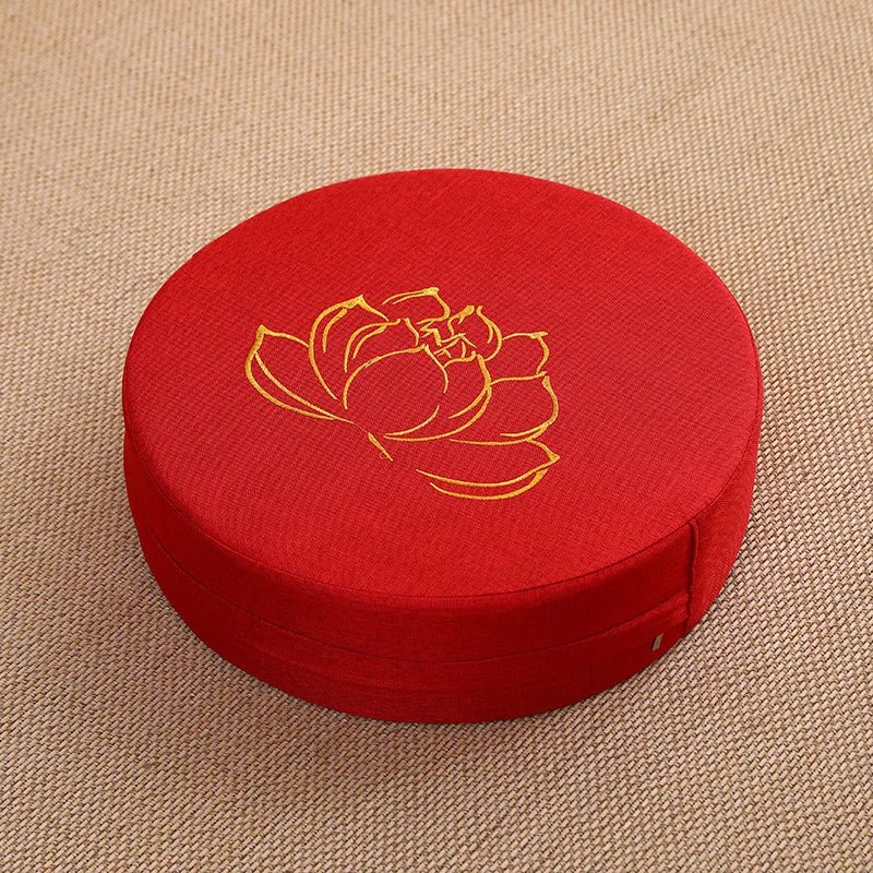 Meditation Cushion Pillow - Velvet Organic Floor Cushion for Comfort and Relaxation - Japanese Floor Cushions - Hurbane Home