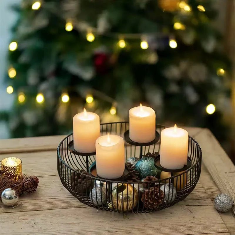 Metal Candle Holders - Antique Decor for Unique Home Atmosphere - Metal Candle Holders - Hurbane Home