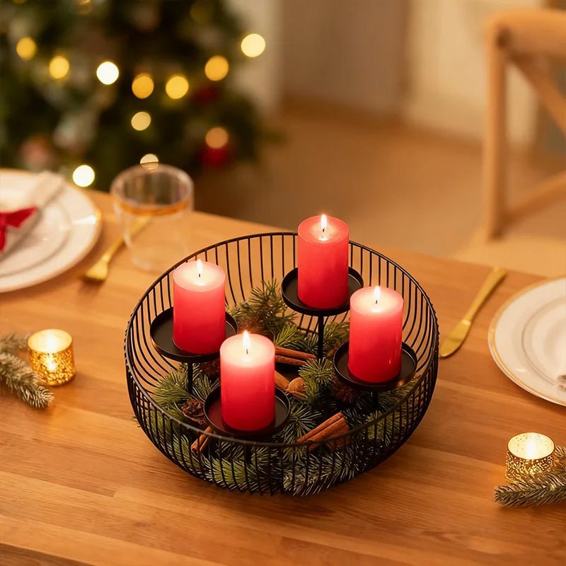 Metal Candle Holders - Antique Decor for Unique Home Atmosphere - Metal Candle Holders - Hurbane Home