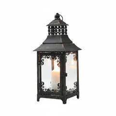 Metal Candle Holders - Unique Modern Black Design for Antique Home Decor - Metal Candle Holders - Hurbane Home