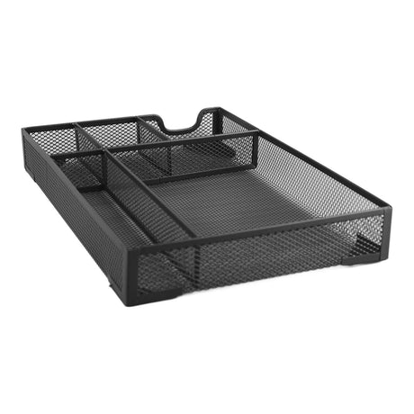 Metal Mesh Drawer Organizer - Versatile Kitchen Storage Solution with Adjustable Compartments - Kitchen Drawer Organizer - Hurbane Home